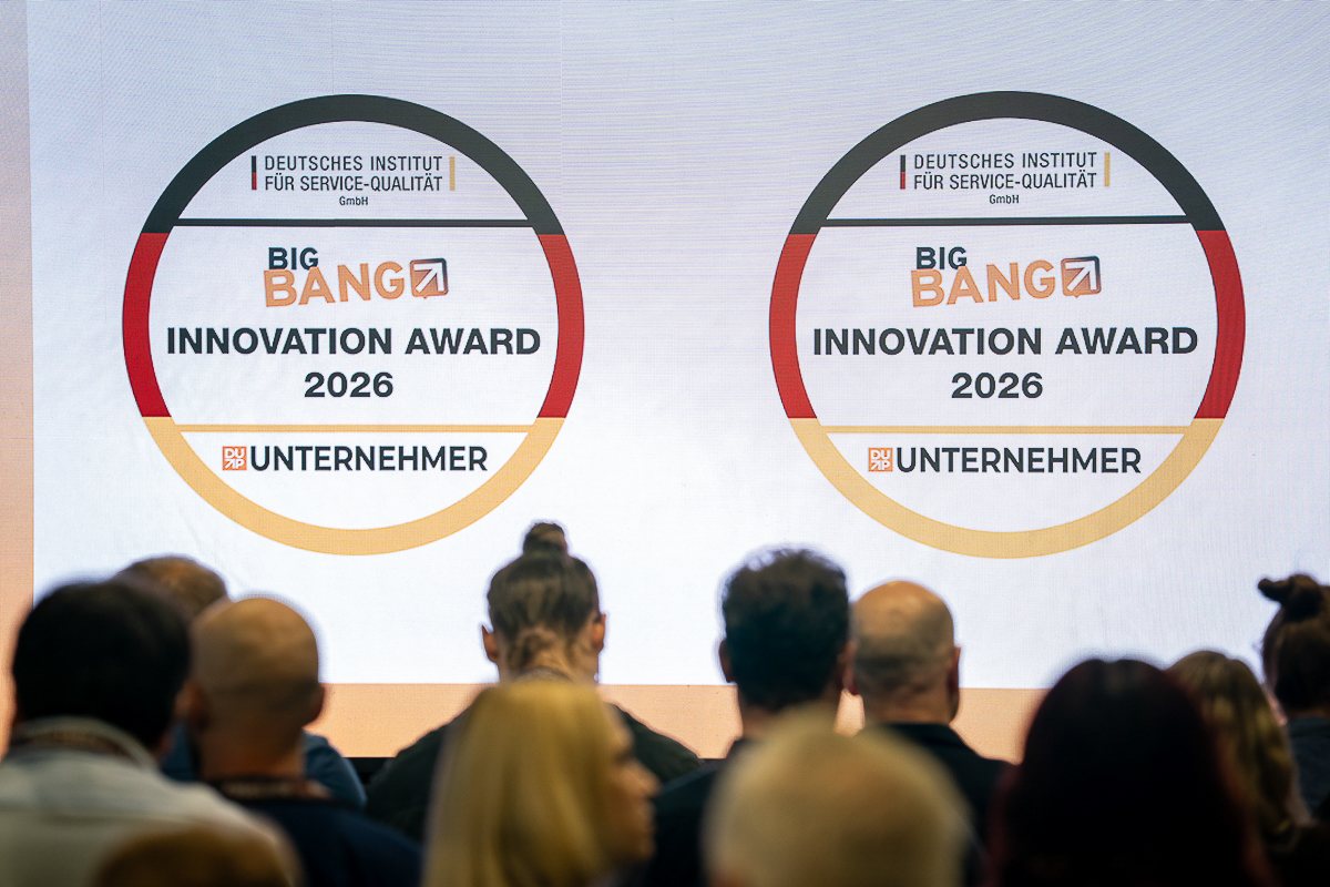 Stage of the BIG BANG INNOVATION Award 2026 at STATION Berlin