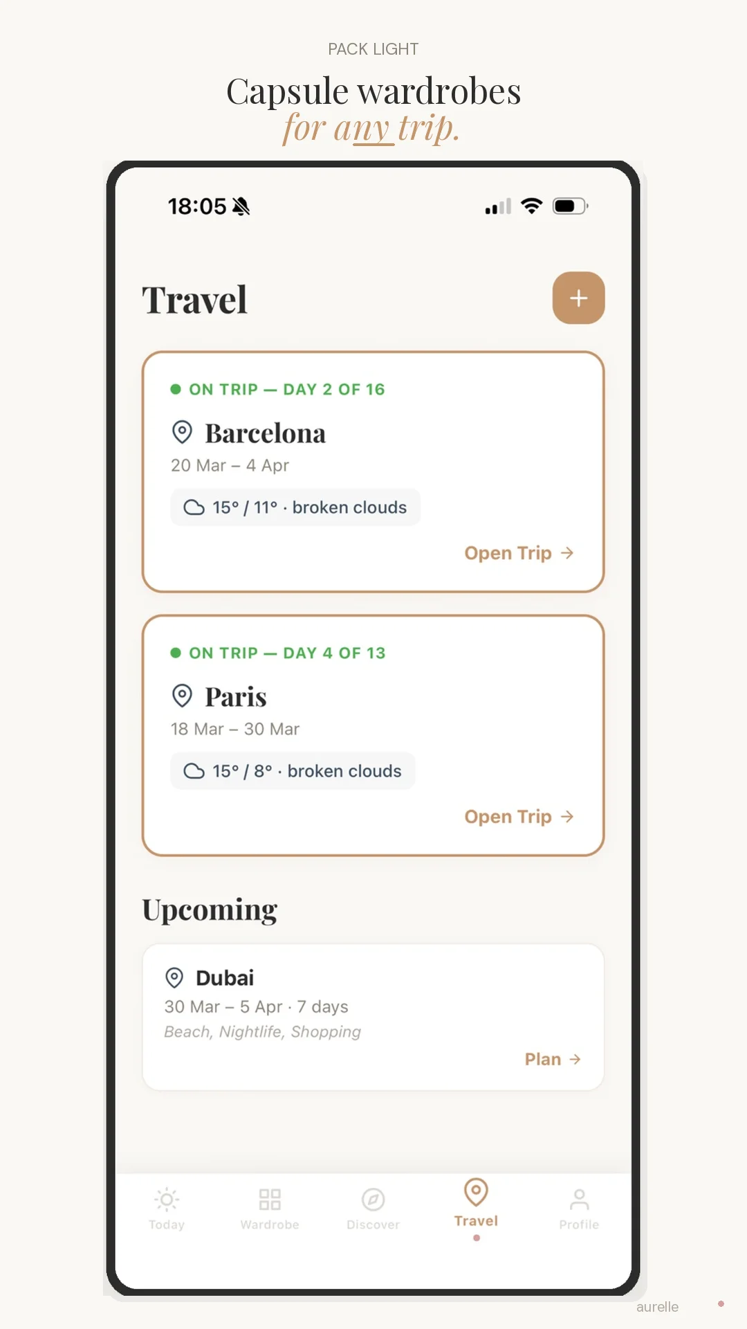 Travel — capsule wardrobes for any trip